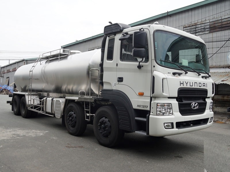 xe bồn chở sữa Hyundai HD320